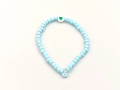 Hemelsblauwe Hartenlust Armband