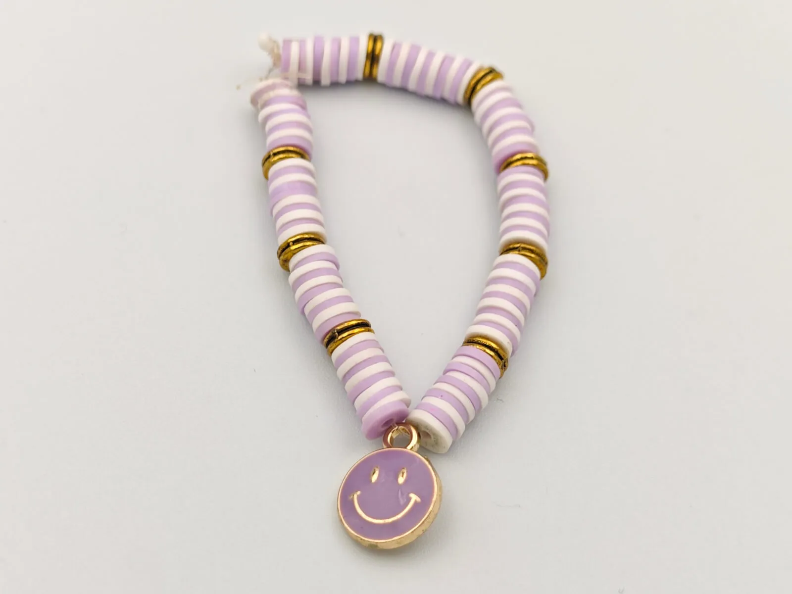 Zonnige Lavendel Lach Armband