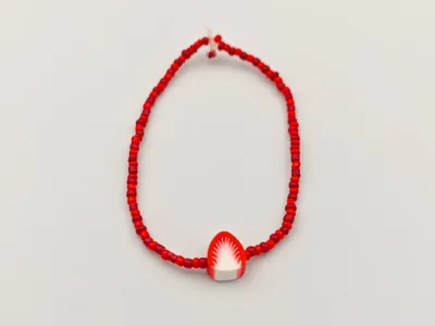 Aardbei Geluk Armband