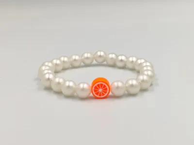 Zomerse Citrusparel Armband