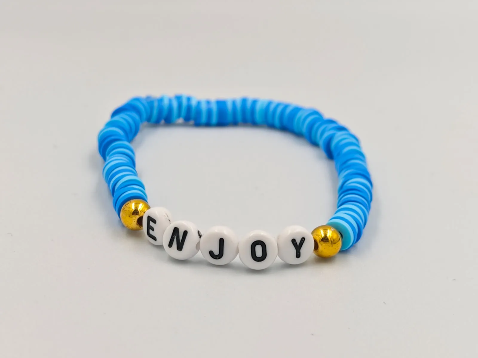 Blauwe Krullen Vreugde Armband