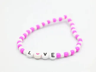 Love Vibes Purple Armband