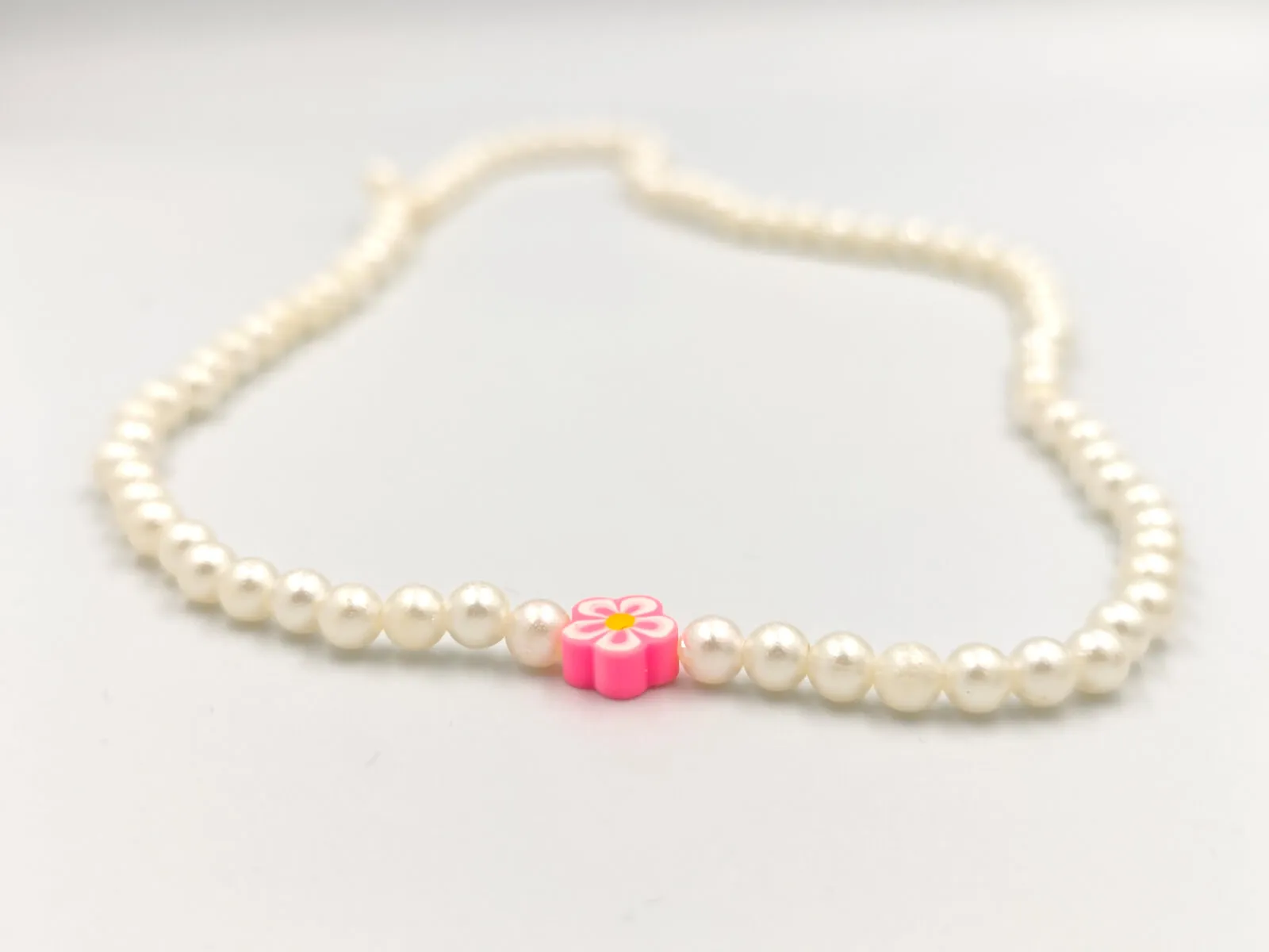 Parelrozen Ketting
