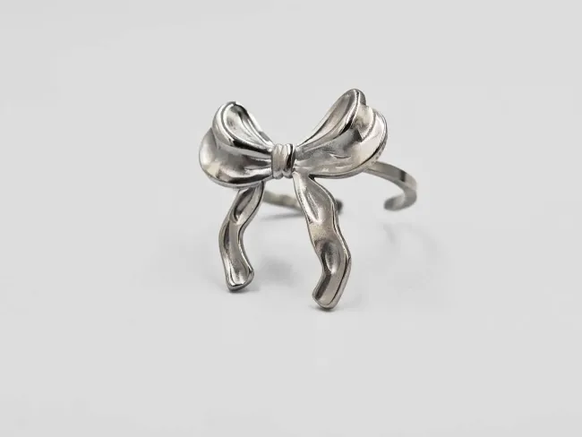Zilveren Strik Verleiding Ring by AG Sieraden