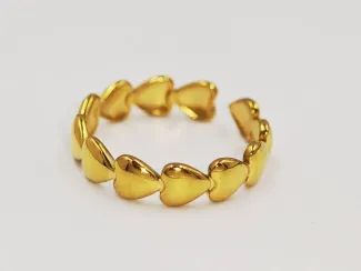 Gouden Hartslag Ring