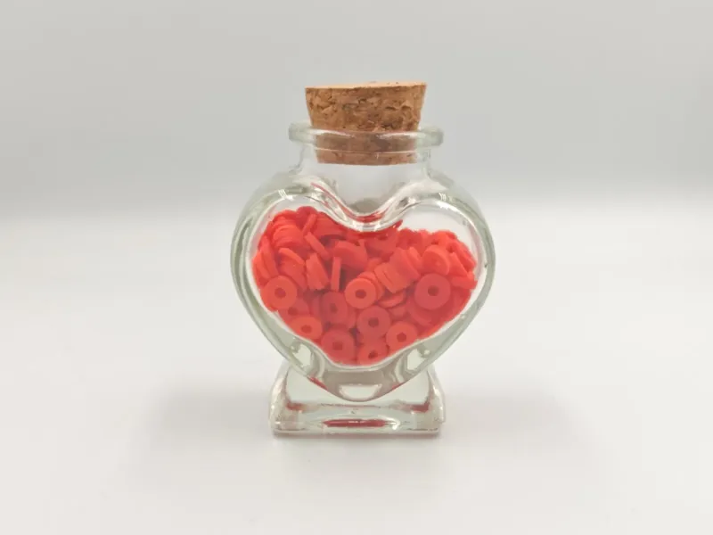Hartenwens Kralenflesje by AG Sieraden