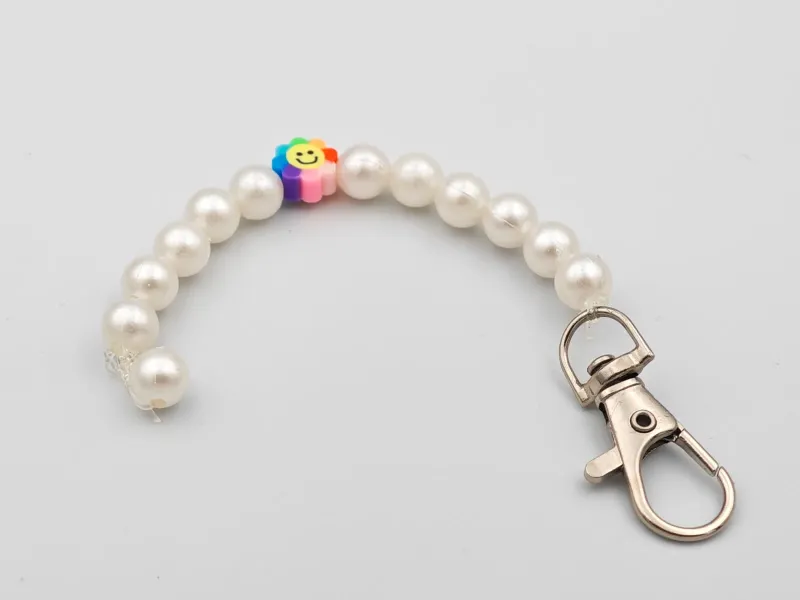 Regenboog Glimlach Sleutelhanger by AG Sieraden