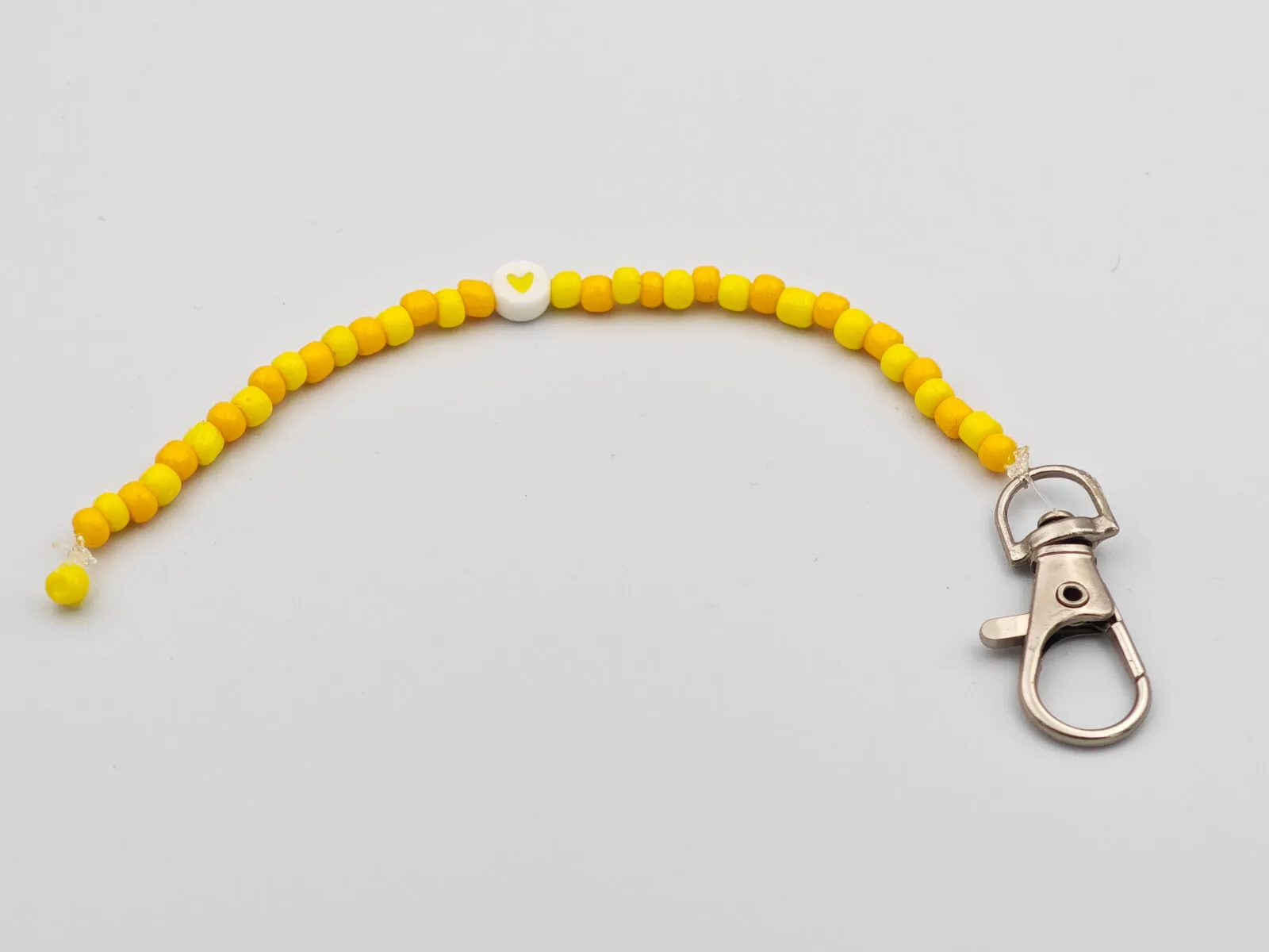 Zonnige Hart Sleutelhanger